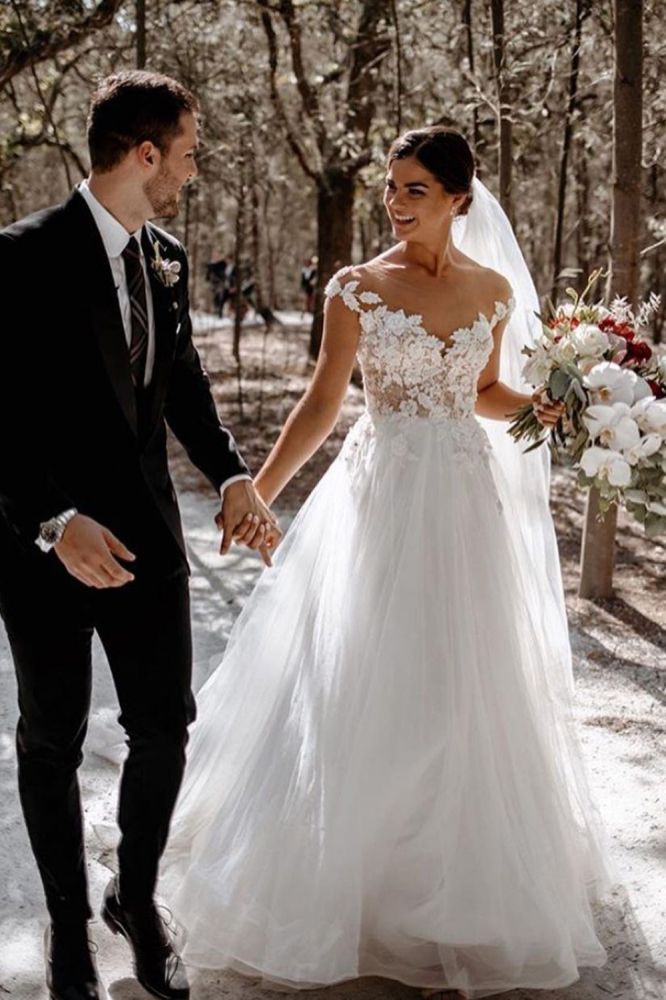 classic simple wedding dresses